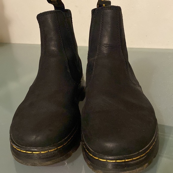 Mens Dr. Martens Black Boots Size 10 - Picture 7 of 10
